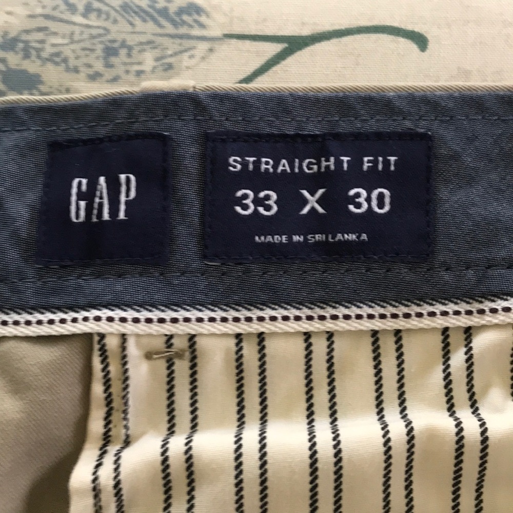 **NWT** GAP Men’s Straight Fit Khakis - Picture 4 of 6